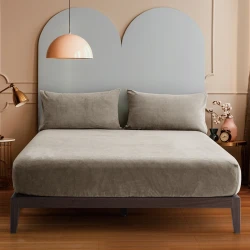 Nova Home WarmFit Winter Microfleece Fitted Sheet Set - Single & Twin - 2 Pcs - Taupe