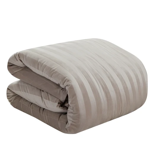 Nova Home Velvora Winter Velvet Duvet Cover Set - Queen - Taupe - Nova Home - Image 9