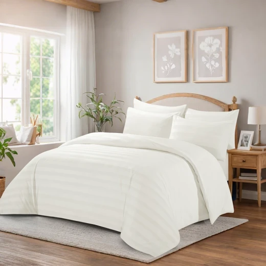 Nova Home Velvora Winter Velvet Duvet Cover Set - Single/Twin - White - Nova Home - Image 10