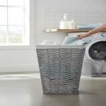 Weva Kora Paper Woven Laundry Basket – Grey - Weva