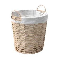 Weva Brisa Paper Woven Storage and Laundry Basket – Natural
