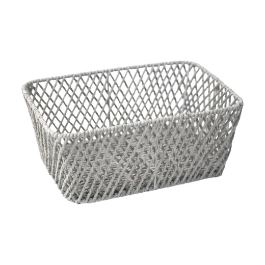 Weva Drima Paper Woven Storage Basket - Medium – Grey - Weva - Image 2
