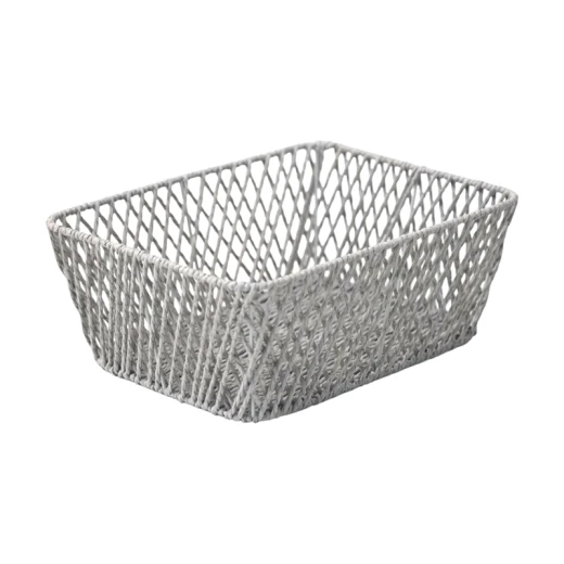 Weva Drima Paper Woven Storage Basket - Small – Grey - Weva - Image 5