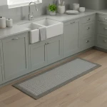 Nova Home "Super Chef Graphite" Kitchen Mat – 60x180 cm – Light Grey - Nova Home
