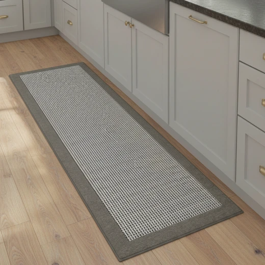 Nova Home "Super Chef Graphite" Kitchen Mat – 60x180 cm – Light Grey - Nova Home - Image 4