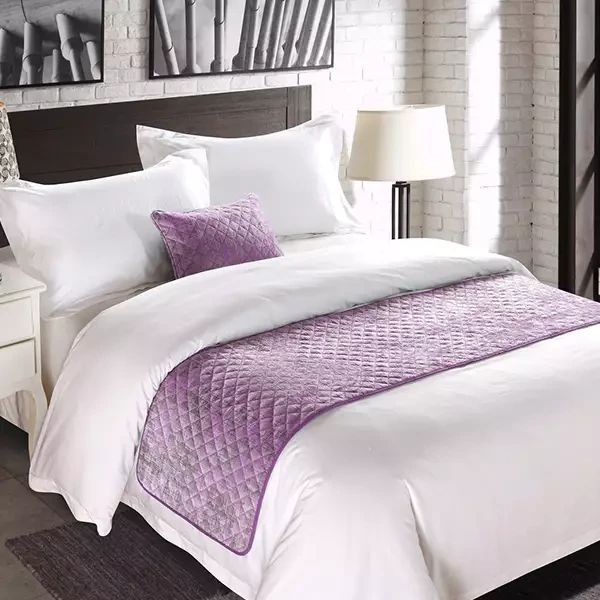 Nova Home Lucy Bed Runner - Lilac - Nova Home