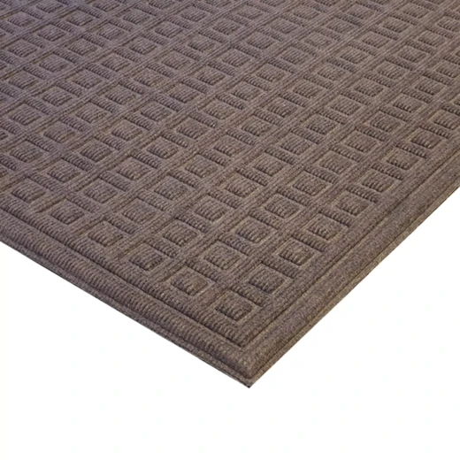 Nova Home Blocks Outdoor mat W & Rubber Backing - 45x75 cm - Brown - Nova Home - Image 3