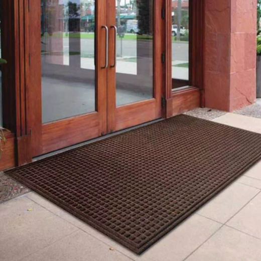 Nova Home Blocks Outdoor mat W & Rubber Backing - 60x90 cm - Brown - Nova Home - Image 4