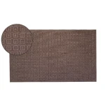 Nova Home Blocks Outdoor mat W & Rubber Backing - 60x90 cm - Brown - Nova Home