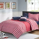 Nova Home "Myls" Comforter Set - 7 Pcs Queen - Red - Nova Home