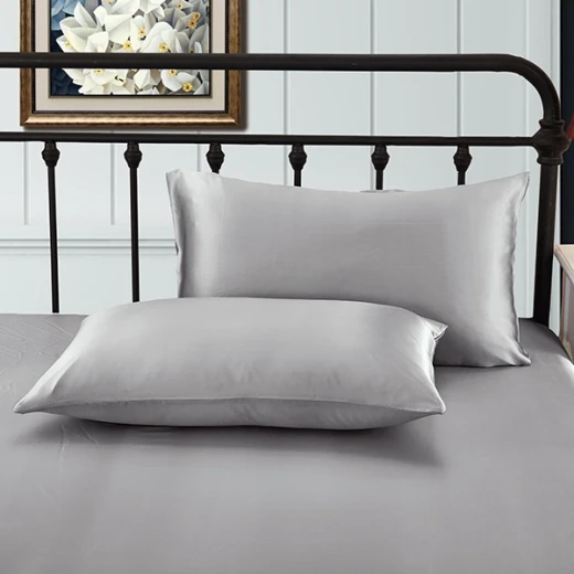 Lilysilk Plain Pillow Case - 50x75 CM - Silver - Lilysilk - Image 10