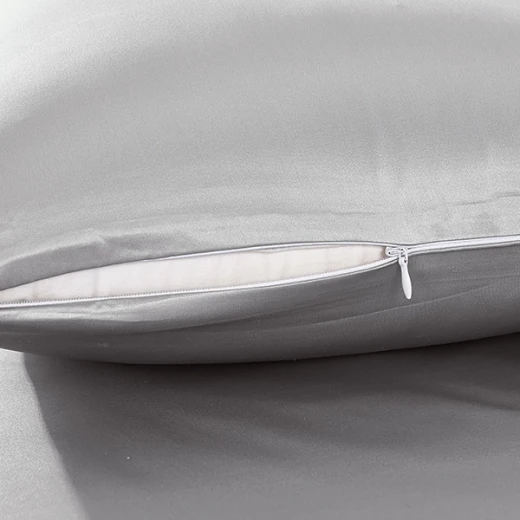 Lilysilk Plain Pillow Case - 50x75 CM - Silver - Lilysilk - Image 9