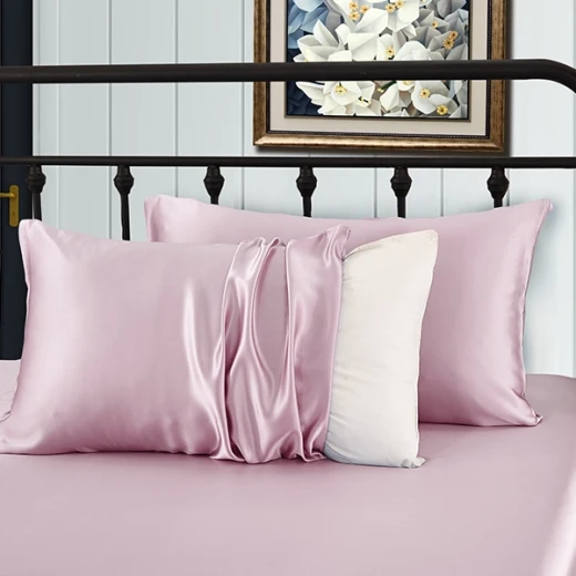 Lilysilk Plain Pillow Case - 50x75 CM - Pink - Lilysilk - Image 5
