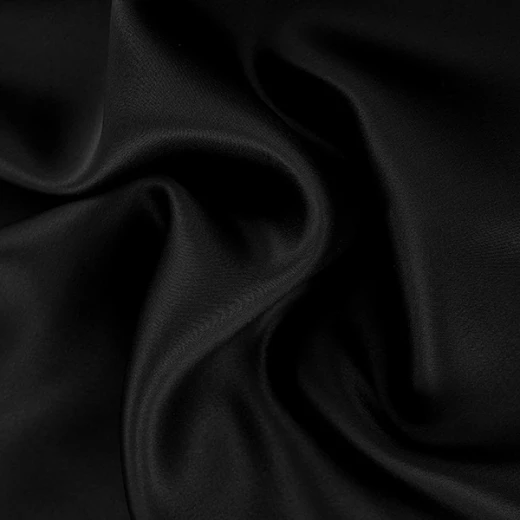 ليلي سيلك "Plain" غطاء وسادة - 100% حرير - 50x75 سم  - أسود - ليلي سيلك - Image 9