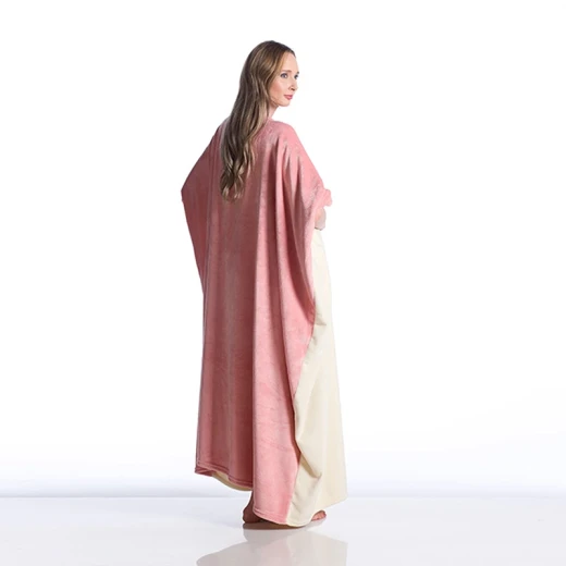 Kanguru Momonga  Rose Wearable Blanket - 120 Cm - Rose & Ivory - KANGURU - Image 7
