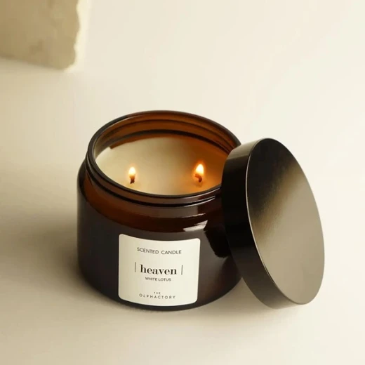 شمعة معطرة أمبينتير THE OLPHACTORY - 360 غم – الليمون والأعشاب - أمبيانتاير - Image 4