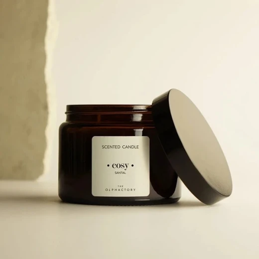 شمعة معطرة أمبينتير THE OLPHACTORY - 360 غم – خشب الصندل - أمبيانتاير - Image 3