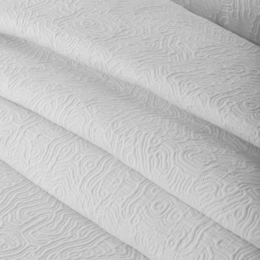 Manterol &Bouti Summer Soft&  Mosaic Summer Bedspread Set  - Single & Twin - 2 Pcs - Grey (004 12) - MANTEROL - Image 3