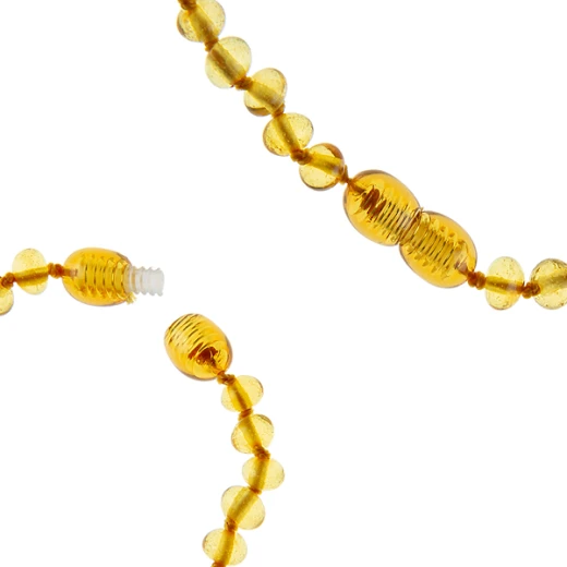 Babyjem Amber Necklace - Honey - BabyJem - Image 4