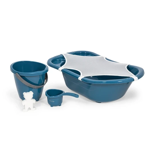 Babyjem Baby Bath Set - 5pcs - Indigo Blue Babyjem Baby Bath Set - 5pcs - Indigo Blue