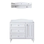 Pierre Cardin Aspendos Baby Room Dresser With Shelf - White - Pierre Cardin