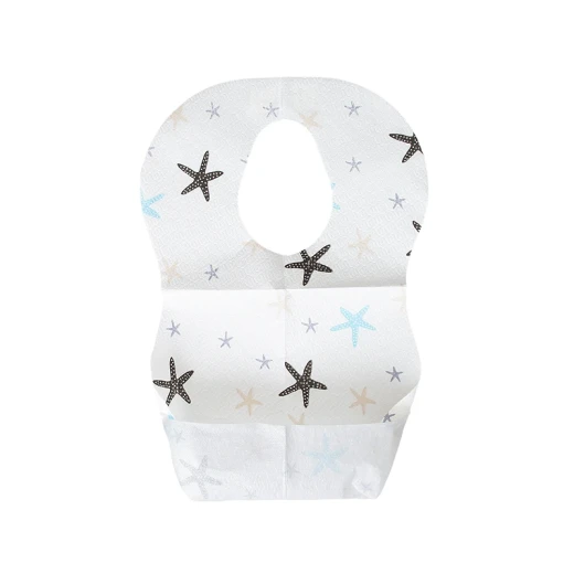 BabyJem Disposable Bib - 6 Months+ - 20 Pcs - White - BabyJem - Image 4