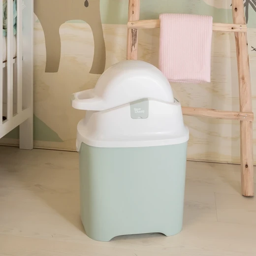 DiaperChamp ONE Standard Diaper Pail - Light Green - diaper champ - Image 5