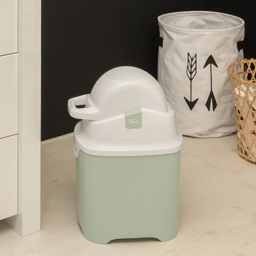 DiaperChamp ONE Standard Diaper Pail - Light Green - diaper champ - Image 4