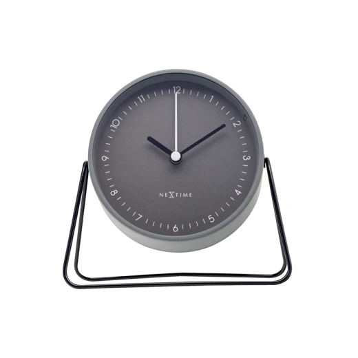 Nextime "Berlin L" Metal Wall Clock - 40 Cm - Grey Nextime "Berlin L" Metal Wall Clock - 40 Cm - Grey