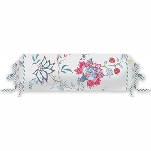 بيب ستوديو "Flower Festival" وسادة محشية - 22x70 سم - أبيض - بيدنج هاوس - Image 3