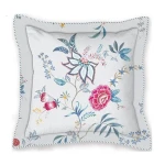 PIP Studio Flower Festival Filled Cushion – 45x45 cm – White - Bedding House