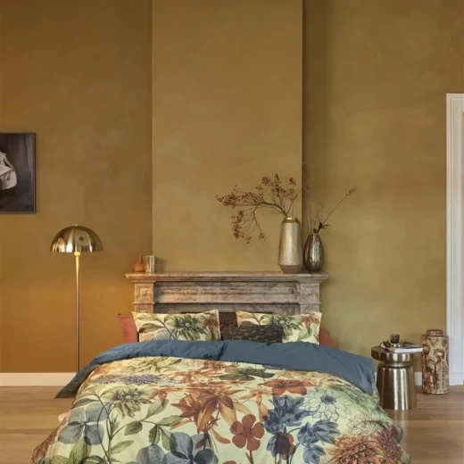 بيدنج هاوس Florian طقم وجه لحاف -  قطن ساتان 100% - 200 خيط لكل انش مربع - مجوز & مجوز كبير - 3 قطع - أخضر - بيدنج هاوس - Image 2