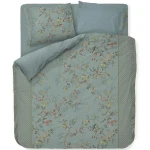 Bedding House Autunno Duvet Cover Set - 100% Cotton - 200 Thread - King & Super King - 3 Pcs - Light Blue - Bedding House