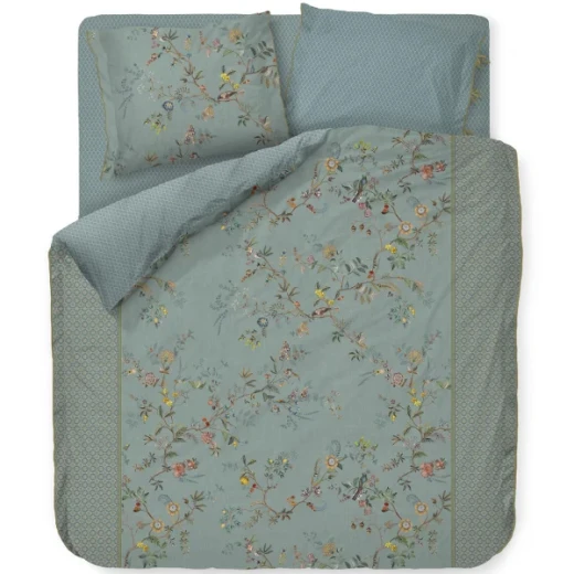 Bedding House Autunno Duvet Cover Set - 100% Cotton - 200 Thread - King & Super King - 3 Pcs - Light Blue Bedding House Autunno Duvet Cover Set - 100% Cotton - 200 Thread - King & Super King - 3 Pcs - Light Blue