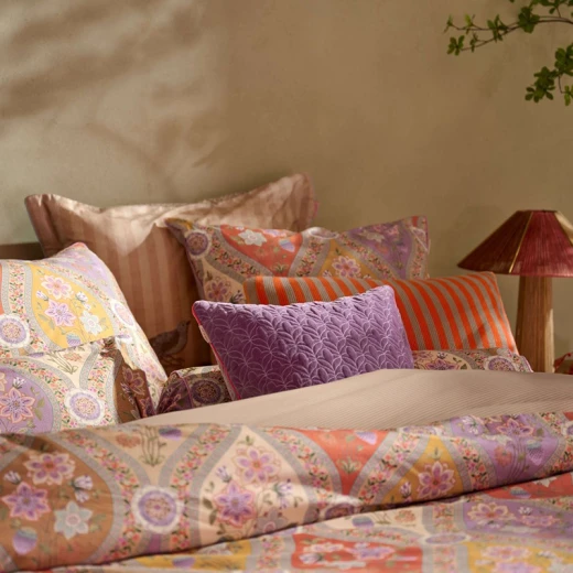 بيدنج هاوس Ornamento Ramo طقم وجه لحاف -  قطن 100% - 200 خيط لكل انش مربع - مجوز & مجوز كبير - 3 قطع -متعدد الألوان - بيدنج هاوس - Image 3