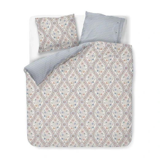 Bedding House Ornamento Ramo Duvet Cover Set - 100% Cotton - 200 Thread - King & Super King - 3 Pcs - White Bedding House Ornamento Ramo Duvet Cover Set - 100% Cotton - 200 Thread - King & Super King - 3 Pcs - White