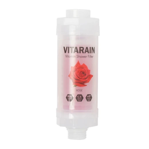 Vitarain Korean Vitamin Shower Filter, Rose - Vitarain - Image 2