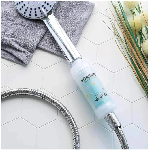 Vitarain Korean Vitamin Shower Filter, Baby Powder - Vitarain - Image 2