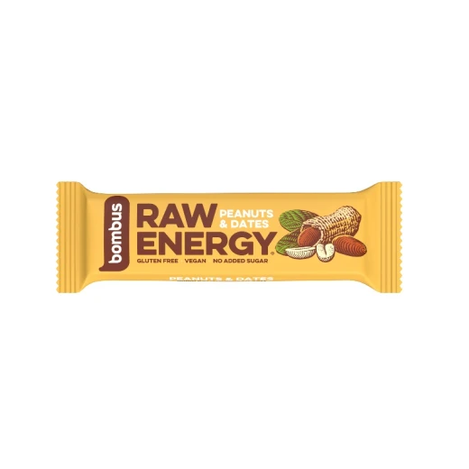 Bombus – Raw & Natural Vegan Energy Bar with Peanuts & Dates 50g Bombus – Raw & Natural Vegan Energy Bar with Peanuts & Dates 50g
