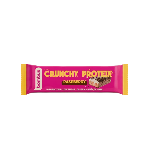 Bombus Crunchy Protein Bar Raspberry 50g Bombus Crunchy Protein Bar Raspberry 50g