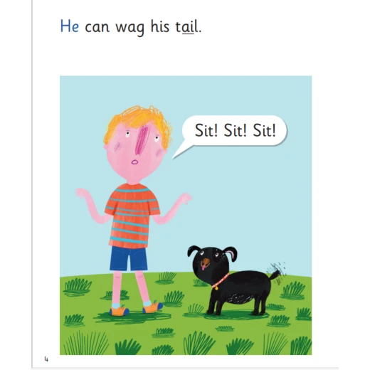Chip Can Sit!: My Letters and Sounds Phase Three Phonics Reader - Image 2