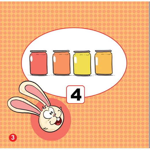 Rabbit Can Count Arabic Alphabets Book, Letter Aein - Image 2