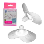 aBaby Silicone Nipple Shield, Medium (2pcs) Soft, Flexible Nipple Protector for Easy Breastfeeding & Sensitive Nipples - aBaby