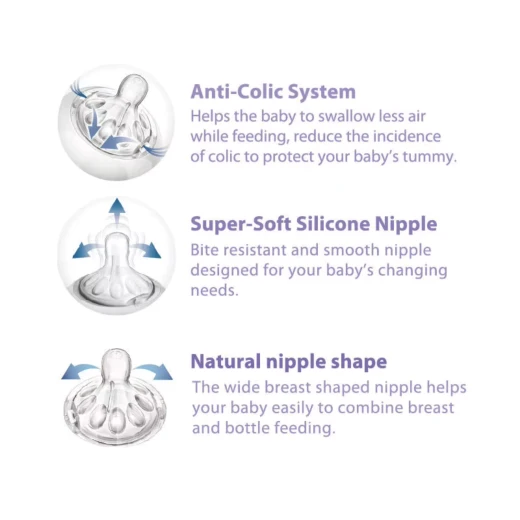 aBaby, Borosilicate Glass Baby Natural Feeding Bottle, (0m+, 120ml/4oz) - aBaby - Image 5