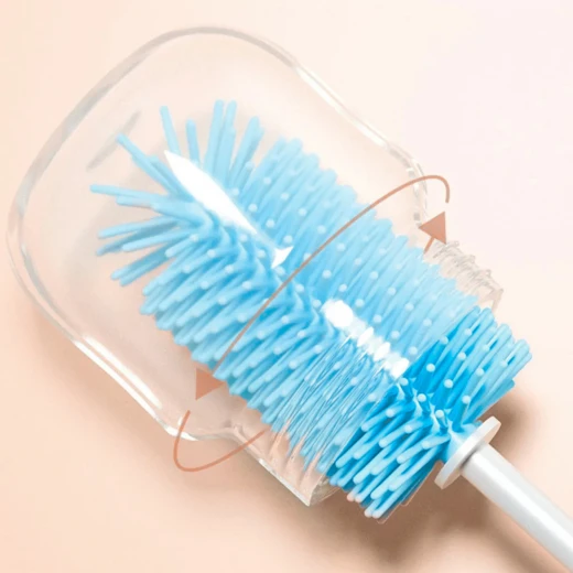 aBaby Silicone Bottle Brush Set – Hygienic & Durable Baby Bottle Cleaning Kit - aBaby - Image 7