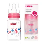 Farlin, Standard Neck Feeding Bottle, Pink, 140Ml, 0 M + - Farlin