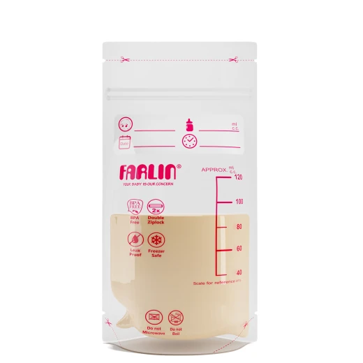 Farlin, Milk Storage Bag, 120 Ml, 22 pcs Farlin, Milk Storage Bag, 120 Ml, 22 pcs