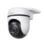 كاميرا المراقبة الذكية TP-Link Tapo C500 الخارجية القابلة للدوران – دقة 2 ميجابكسل (1080p) مع عرض مباشر عالي الوضوح، تغطية رؤية بزاوية 360°، رؤية ليلية، دعم Alexa ومساعد Google، وصوت ثنائي الاتجاه. - تي بي لينك