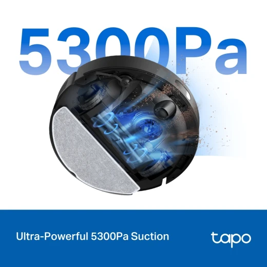 Tapo RV30 Max,5300Pa Hyper Suction Robot Vacuum & Mop - TP-Link - Image 4