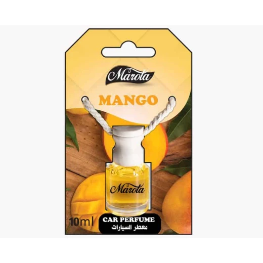 معطر سيارة ماروتا برائحة المانجو الاستوائية سعة 8 مل - فواحة زجاجية أنيقة برباط تعليق، عطر مركز ومنعش يدوم طويلاً لإزالة الروائح الكريهة معطر سيارة ماروتا برائحة المانجو الاستوائية سعة 8 مل - فواحة زجاجية أنيقة برباط تعليق، عطر مركز ومنعش يدوم طويلاً لإزالة الروائح الكريهة